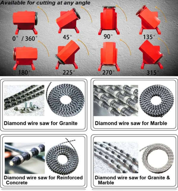 Quarry Diamond Wire Saw Machine